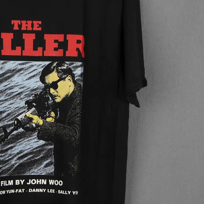 Le tueur T-Shirt sangshed de deux héros John Woo Yun Fat Chow HK film un meilleur demain balle dans la tête chemise pour hommes