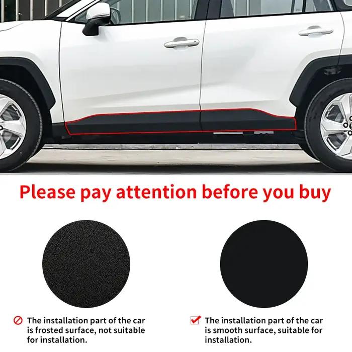 Pour Toyota RAV4 2019 2020 2021 2022 2023 : Kit de modification et de protection des plaques décorat