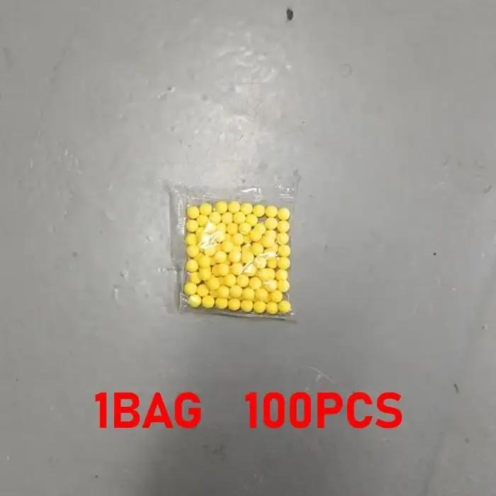 Balles en caoutchouc souple BB Bomb6mm 7mm, balles en caoutchouc élastique 7-8mm pour pistolet jouet