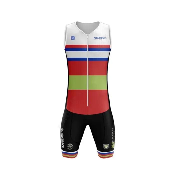 Vêtements de course pour hommes, combinaison de cyclisme, équipe professionnelle, natation, course, manches courtes, nouvelle collection 2024