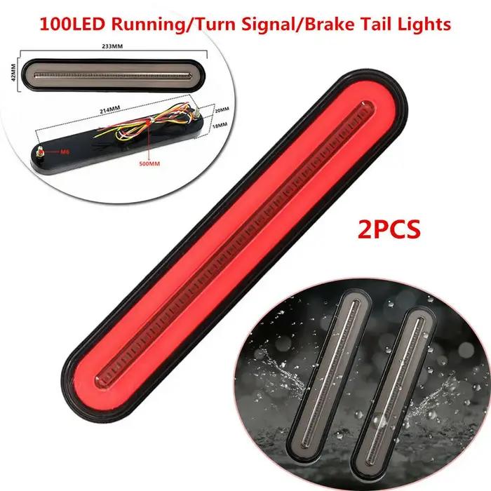 Lumière LED étanche pour remorque de camion automobile, accessoires de lampe de signalisation fluide