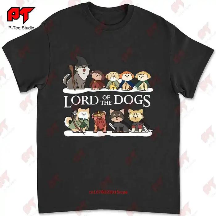 T-shirt Le Seigneur des Chiens, Tee Rings Lotr, LAS kein Mignon, Cadeau Drôle, Nerd, 4ANV