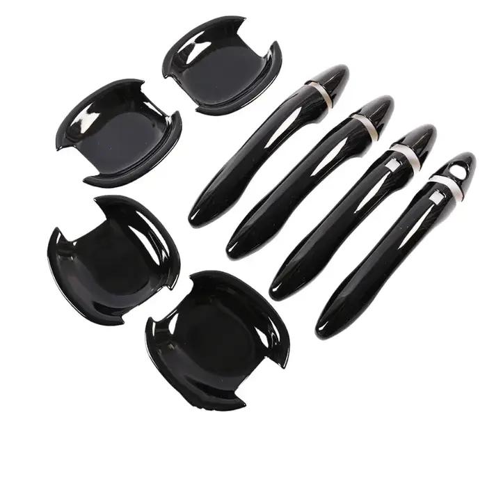 Pour Kia Sportage MK3 2011 2012 2013 2014 2015 2016 noir brillant Chrome poignée de porte de voiture