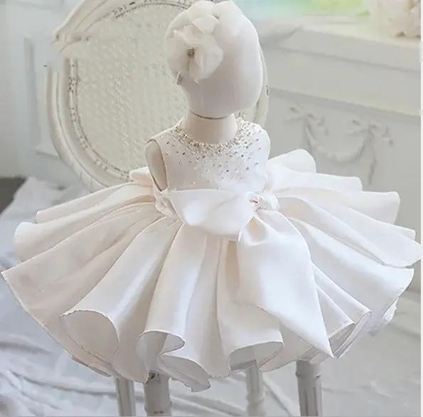 Robe de Princesse Tutu Rose Style Coréen pour Bébé Fille