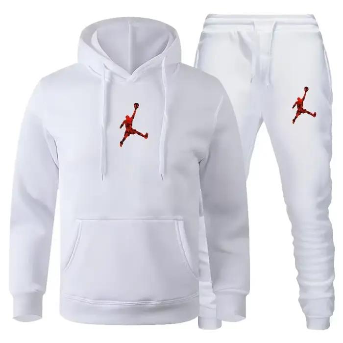 Ensemble de vêtements de sport pour hommes, jogging, Fitness, sweat-shirt à manches longues + pantal
