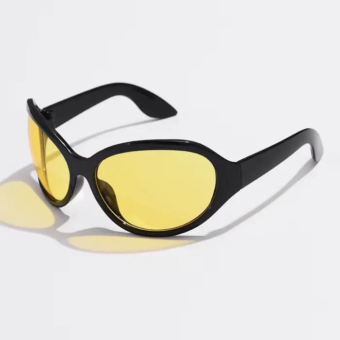 Lunettes de chasse punk Y2K oversize - Style unisexe sportif - Protection UV400 optimale chasse