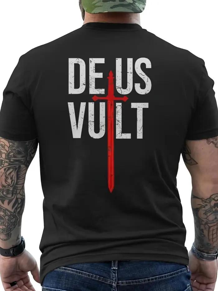 T-Shirt homme Deus Vult I God Wills It Crusades