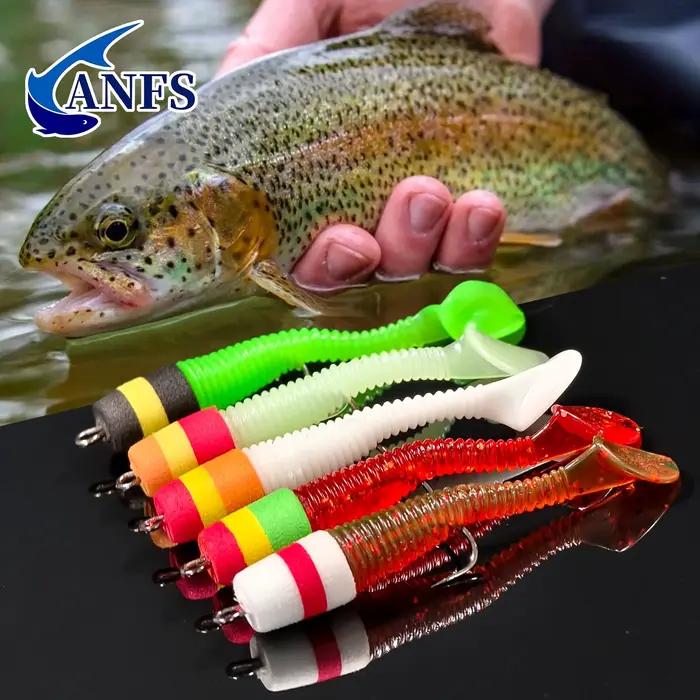 ANFS 10 pièces Euro Kit de leurre de pêche-appât artificiel Premium pour perche
