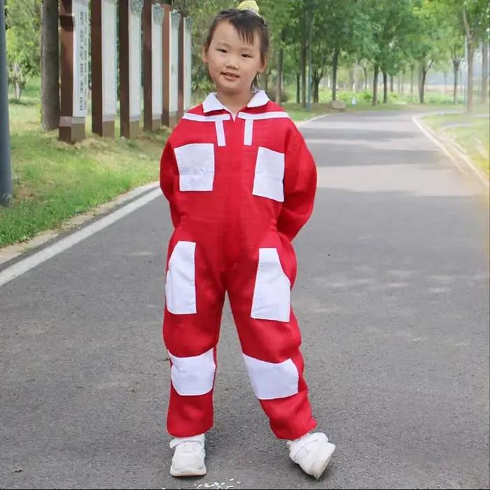 Costume d'équipement pour apiculture, vêtements Anti-abeilles respirants pour enfants, vêtements de