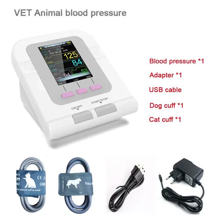 Sphygmomanomètre électronique pour animaux de compagnie, chiens, chats, chevaux, usage vétérinaire,