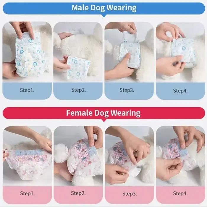 Couches jetables pour chiens