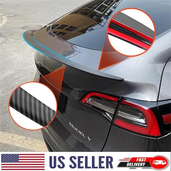 Accessoire sportif pour Tesla Model 3 et Model Y Spoiler Trunk Juniper 2025 ABS Noir Blanc Argent Bronze Blanc Brillant Gris Foncé Gris Clair Jaune Bleu Marine Bleu Fuchsia Bourgogne Brun Ivoire Lavande Occasions spéciales pour collectionneurs et passionnés