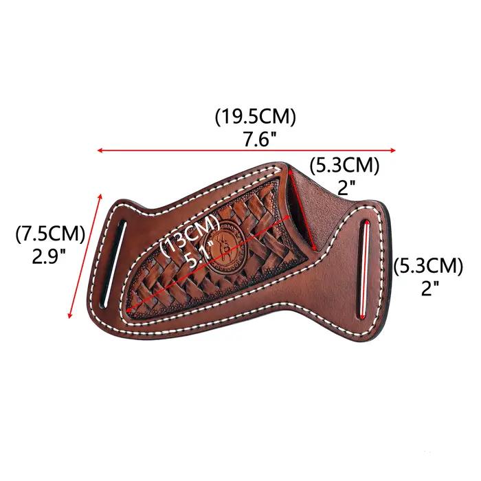 Étui pour couteau de chasse en cuir Tourbon pour chasseurs et campers élégants et durables occasions spéciales