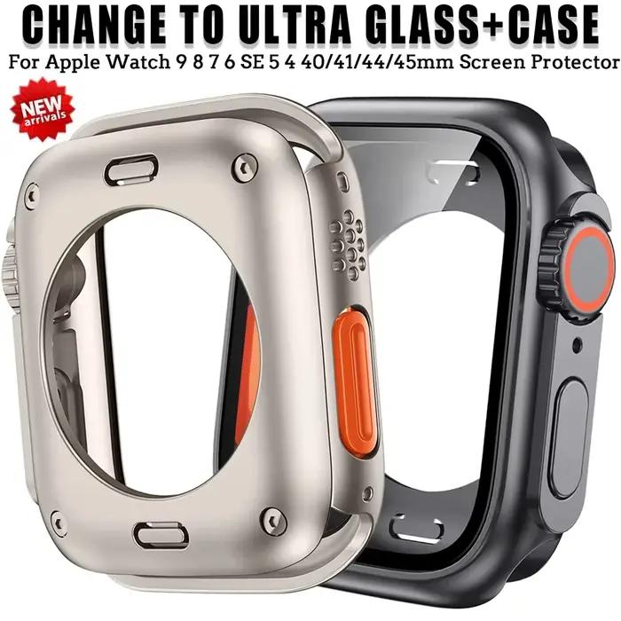Protection écran Apple Watch 45mm 44mm 40mm 41mm - Film protection PC avant arrière iWatch
