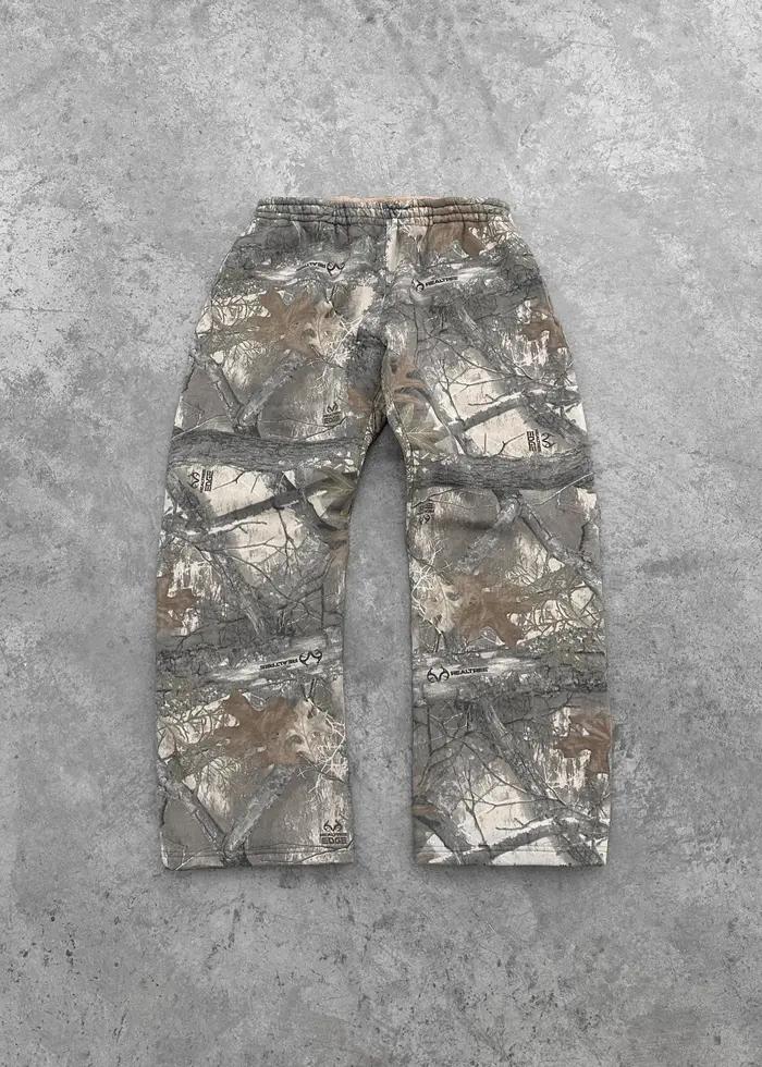 Pantalon baggy camouflage Y2K homme unisexe - Sweatpants streetwear oversize tendance hip-hop