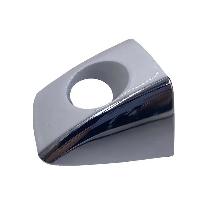 Capuchon de trou de clé de serrure de poignée de porte chromé blanc