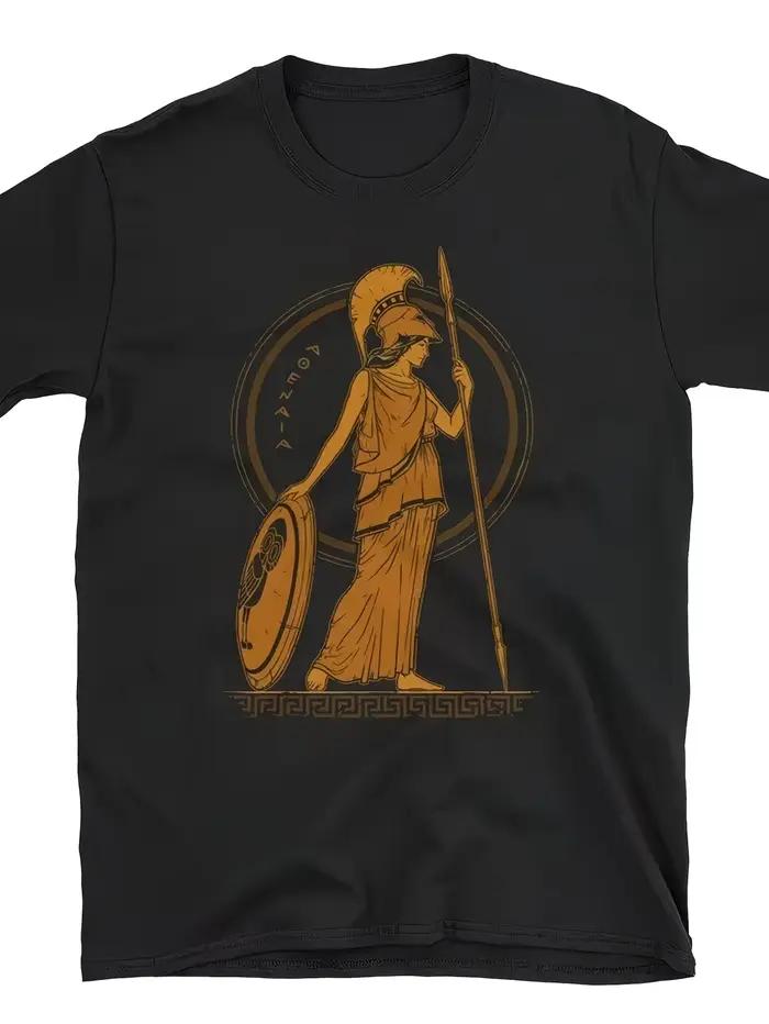 T-shirt Rétro Athéna, la déesse grecque antique