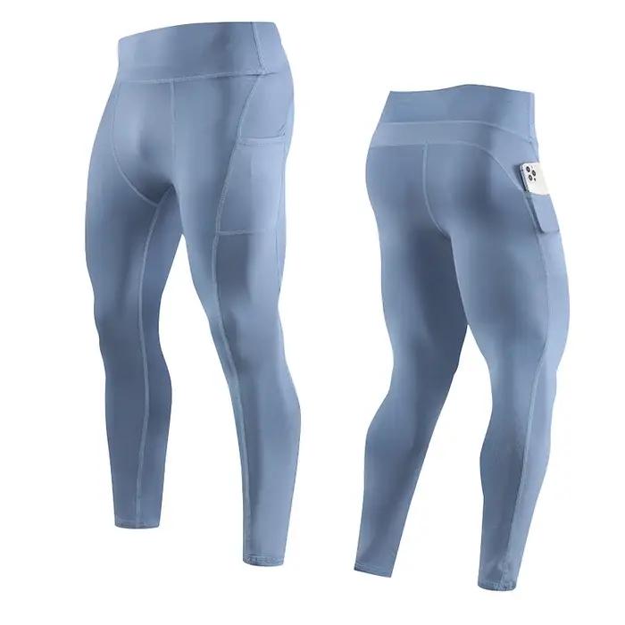 Gym hommes Fitness course pantalons de Sport athlétisme Leggings serrés Joggings maigre Yoga
