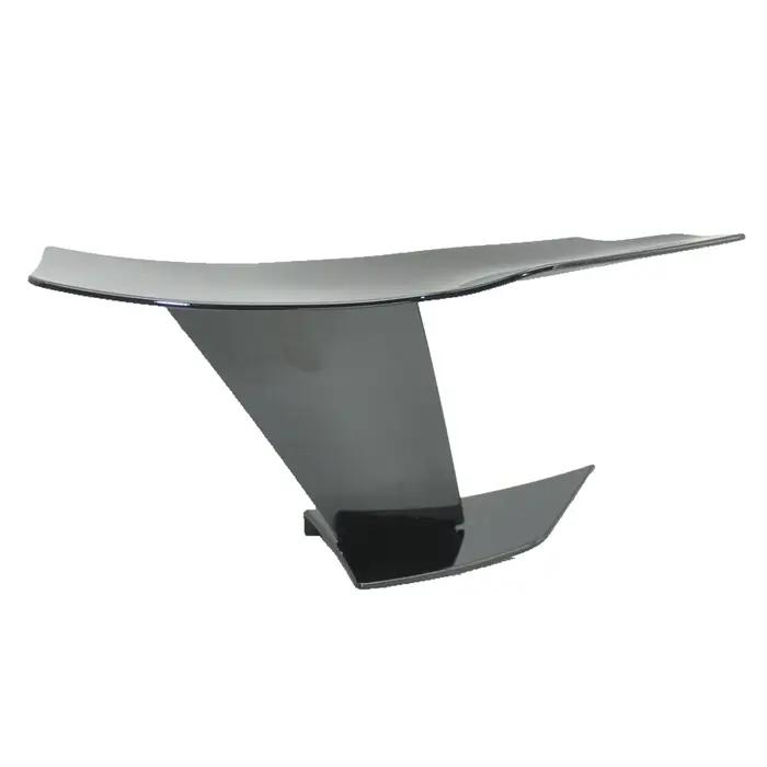 Autocollant Canard de becquet de séparateur d'aileron de lèvre 6 pièces pare-chocs avant de style de voiture en Fiber