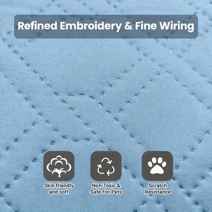 Nouveau tapis de refroidissement pour chien été lavable Portable tapis de refroidissement pour animaux de compagnie pour chiens chat couverture en soie glacée canapé tapis de couchage respirant