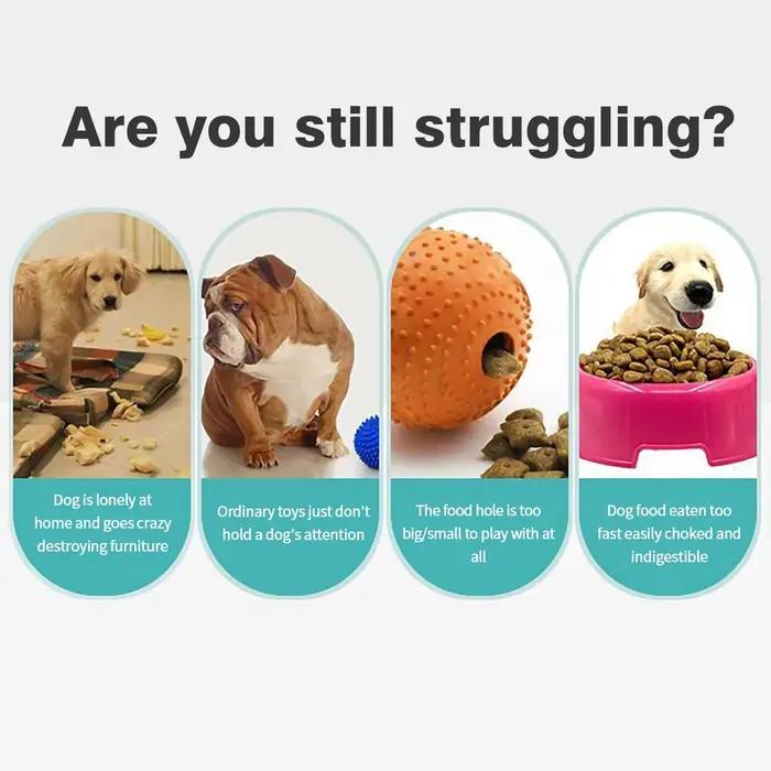 Jouet interactif pour chiens avec distributeur de friandises