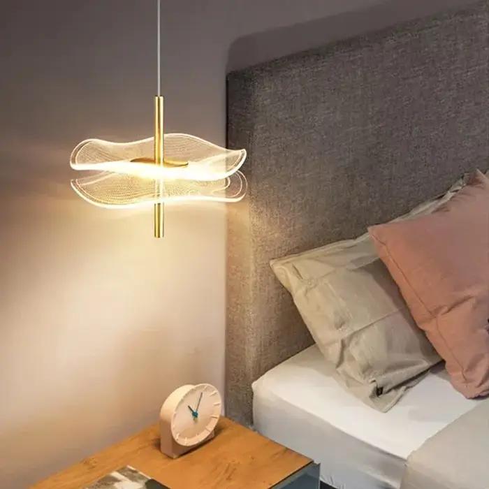 Lampe LED Suspendue au Design Nordique, Éclairage d'Nik, Luminaire Décoratif d'Nik, Idéal pour une S