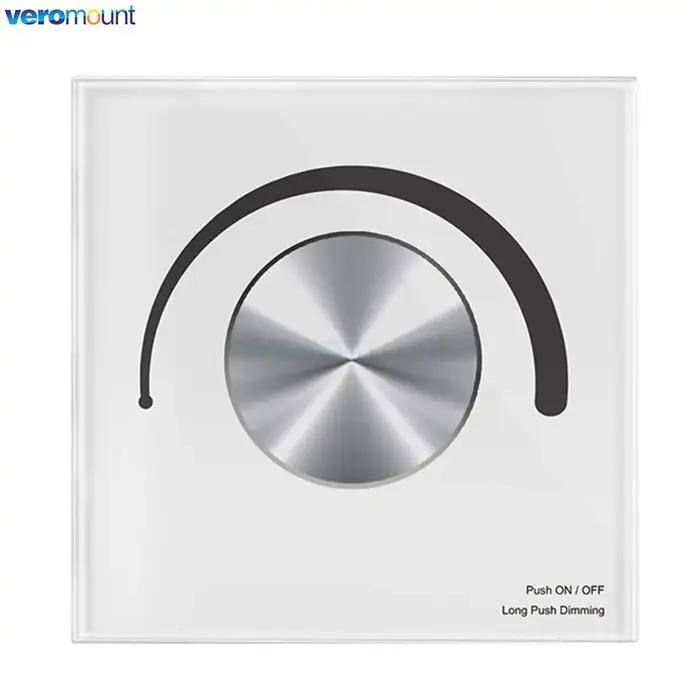Skydance 2.4G RF gradation sans fil Panl télécommande 1 2 4Zone bouton tactile support mural rotatif