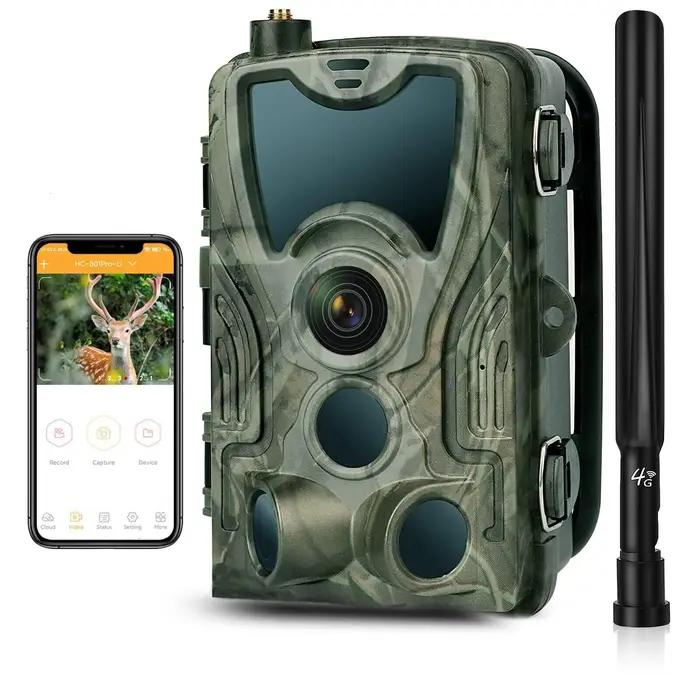 Caméra de chasse extérieure HC-801pro qualité d'image 4K 4G prise en charge de l'application vidéo en ligne
