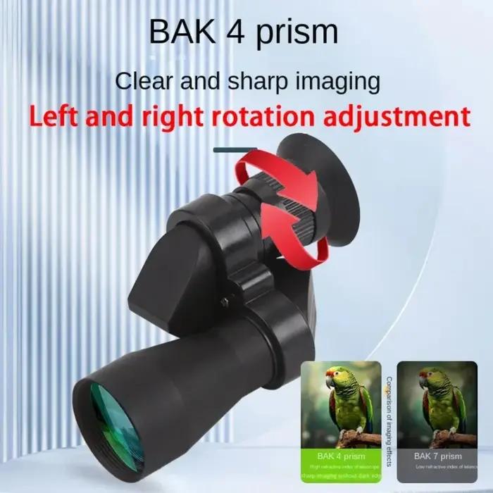 Télescope monocular portable zoom haute définition pour chasse pêche et randonnée