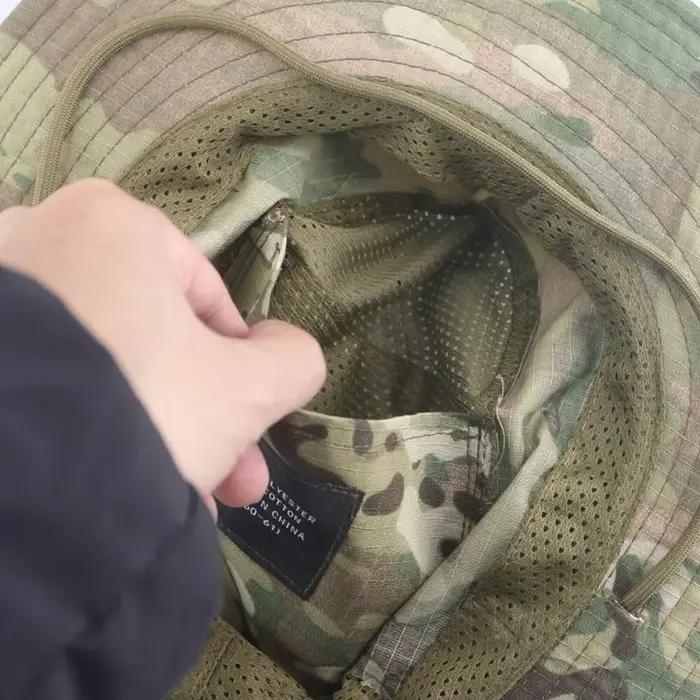 Casquette tactique PRO SINAIRSOFT 2ème génération - Chapeau camouflage bord rond pêche randonnée