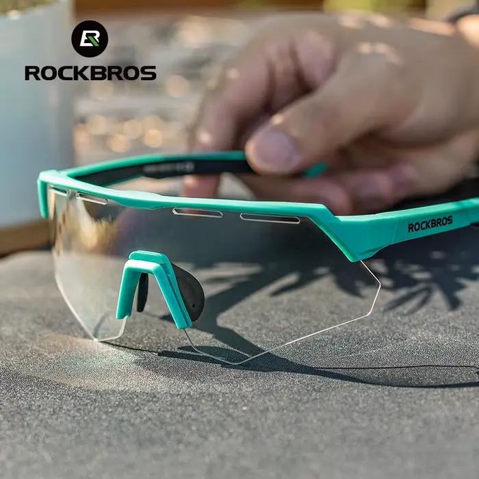 Lunettes vélo polarisées ROCKBROS 4 verres interchangeables pour VTT route avec monture myopie