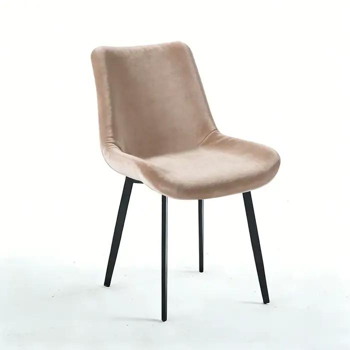 Housses de chaise de salle à manger en velours, couverture intégrale, extensibles, élastiques, coule