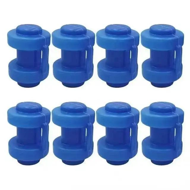 Embout de protection pour Trampoline, 8 pièces, bleu, pour poteaux en filet, étanche, Durable, sécur