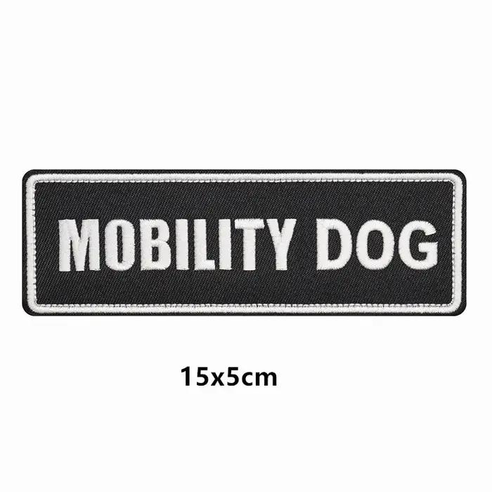 Service pour animaux de compagnie/mobilité chien en formation PATCH de sécurité BADGES thérapie
