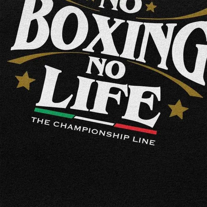 Pas de boxe pas de vie T-shirts hommes femmes boxeurs Arts martiaux