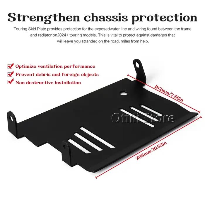 Plaque de protection inférieure en métal de haute qualité pour Harley-Davidson Road Glide et Street Glide 2024-2025 occasions spéciales