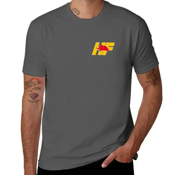T-shirt homme Lancia HF imprimé en coton pour homme style décontracté occasions quotidiennes printemps été