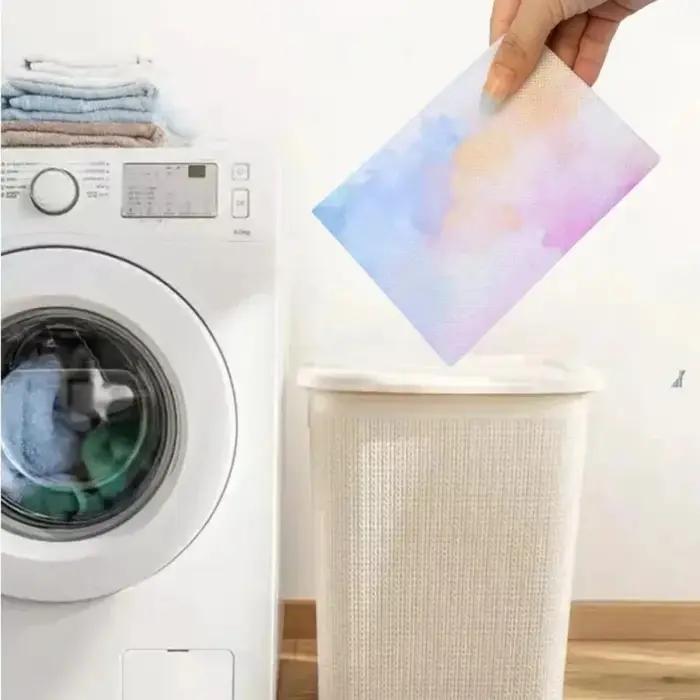 Feuille d'absorption de couleur pour Machine à laver