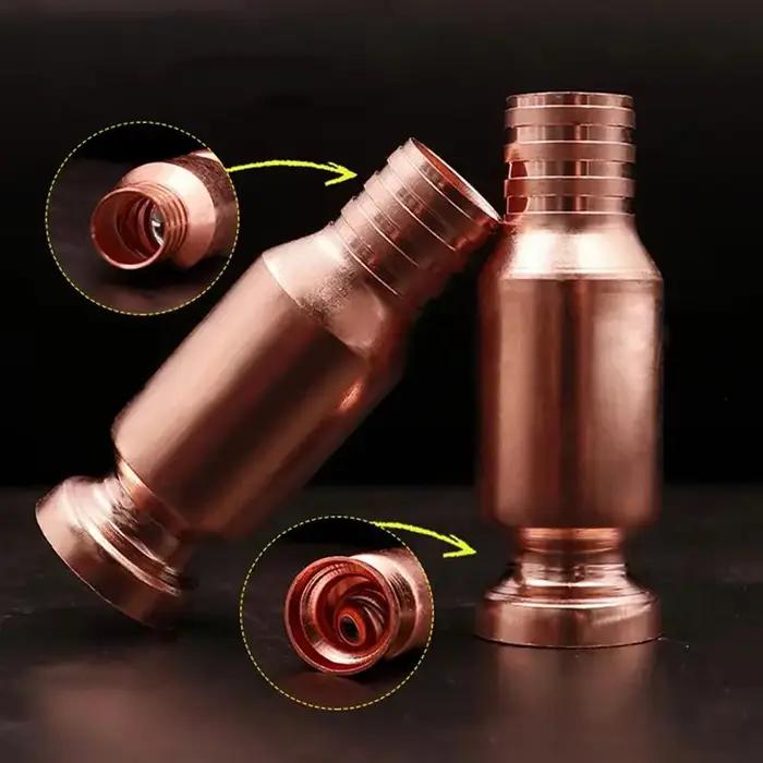 Pompe de siphon en cuivre rouge pour ravitaillement en carburant sécurité auto-amorçante connecteur flexible ocassions spéciales