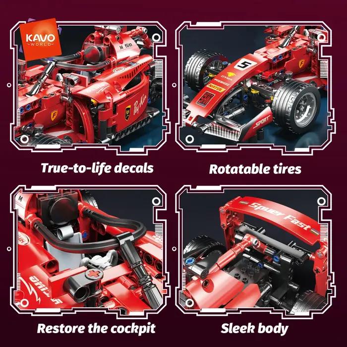 RC voitures de course ensembles de construction blocs