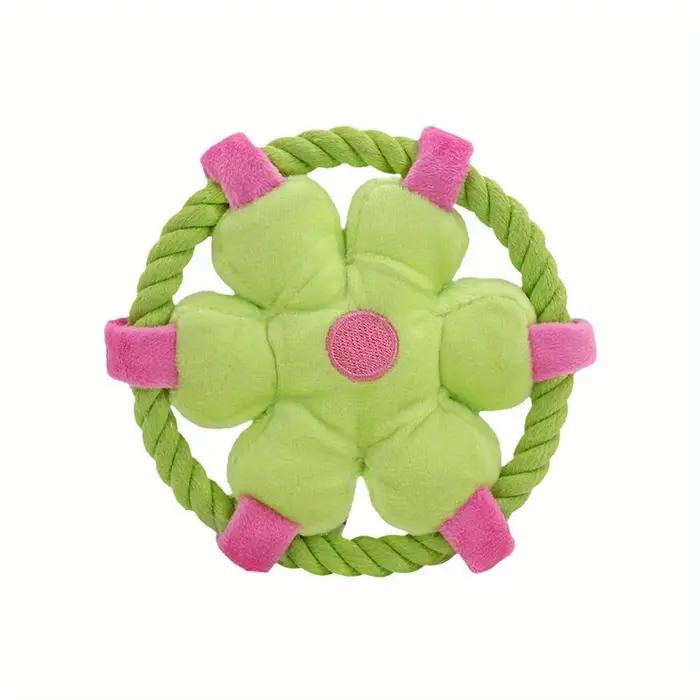 Frisbee pour chiens, jouet à mâcher résistant pour animaux de compagnie, frisbee pour chiots, intera
