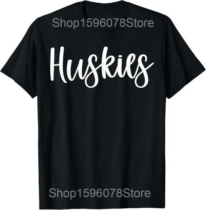 Drôle sibérien Husky amant mignon Huskies chien t-shirts hommes coton Humor Streetwear t-shirt à man