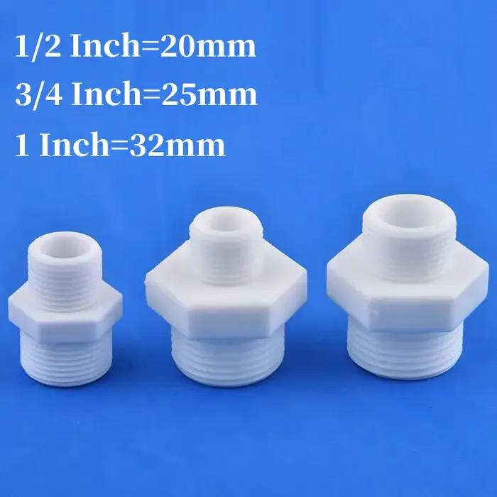 Réducteur fileté mâle/femelle 1/2" 3/4" 1" pour irrigation jardin et aquarium - raccord busing