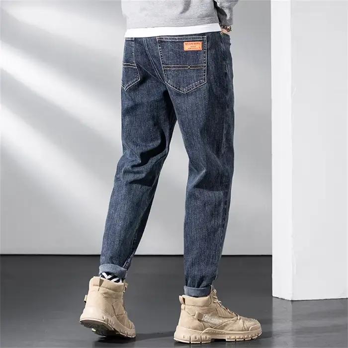 Hommes sarouel jean ample Baggy décontracté Joggers Hip Hop Denim pantalon Camouflage Patchwork Streetwear