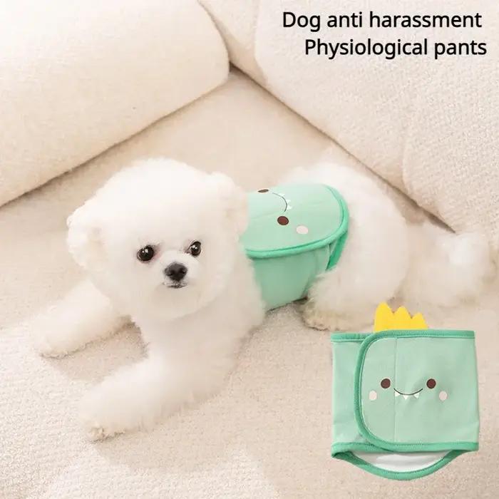 Pantalon physiologique hygiénique pour chien mâle, FjCartoon Pet, anti-Al-, pantalon de sécurité, couche en coton Estrus Corgi, bande abdominale