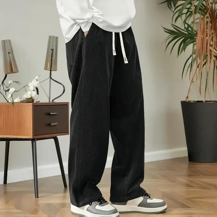 Nouveauté 2026 Pantalon décontracté en velours côtelé pour homme