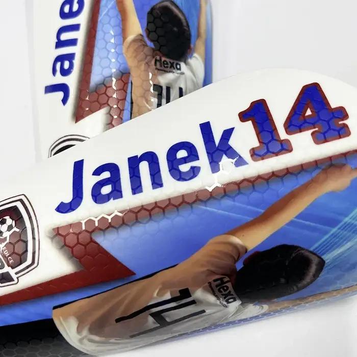 Protège-tibia personnalisé, Texture nid d'abeille, Support de jambe, pour adultes et adolescents, ca