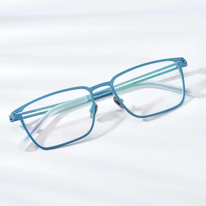 FONEX titane lunettes cadre hommes nouvelle marque Design lunettes carrées ultraléger japonais haute