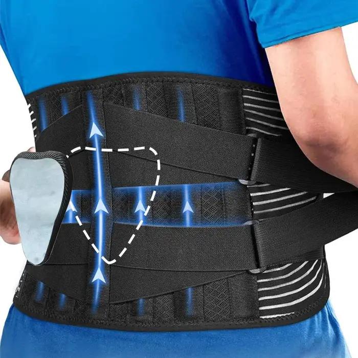 Ceinture de soutien lombaire à Double traction pour hommes et femmes