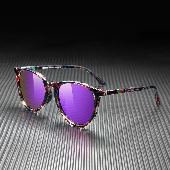 KDEAM nouvelles lunettes de soleil polarisées rondes Sports de plein air hommes lunettes de pêche fe